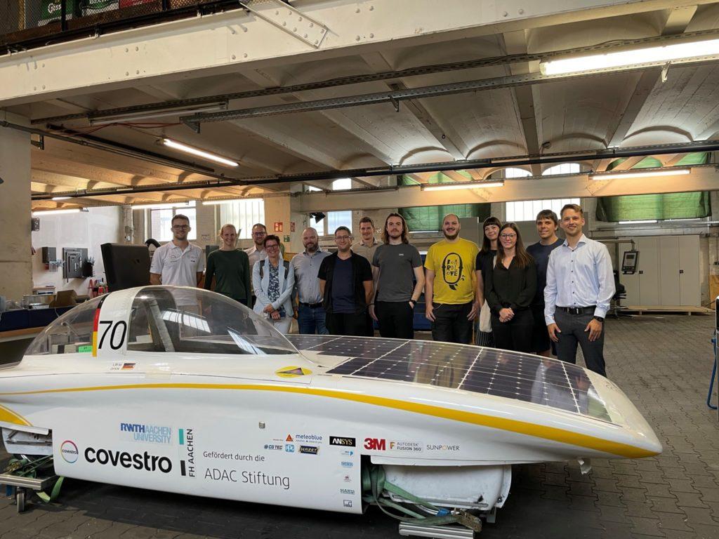 Teilnehmer*innen der Route der Innovation im Collectiv Incubator der RWTH Aachen